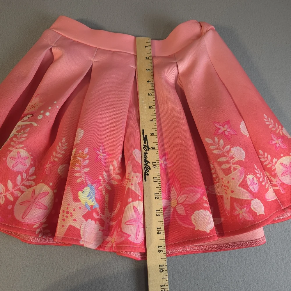 Disney Store Ariel The Little Mermaid Girls Twirling Skirt 11/12